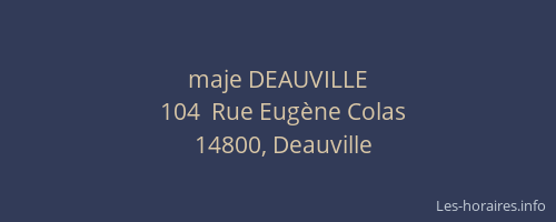 maje DEAUVILLE