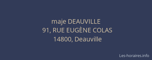 maje DEAUVILLE