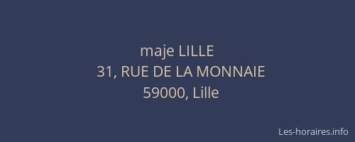maje LILLE