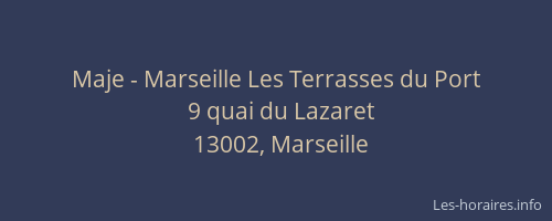 Maje - Marseille Les Terrasses du Port
