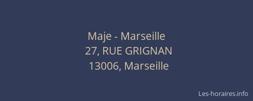 Maje - Marseille