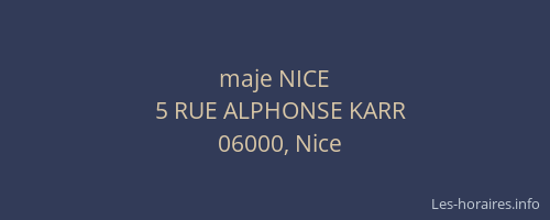 maje NICE