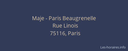 Maje - Paris Beaugrenelle