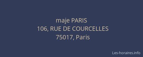 maje PARIS