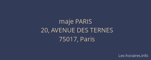 maje PARIS