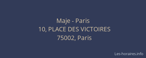 Maje - Paris
