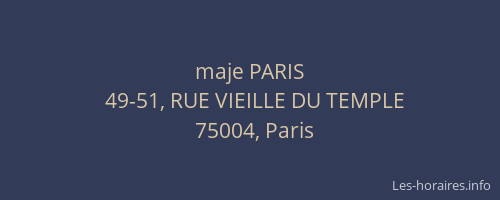 maje PARIS