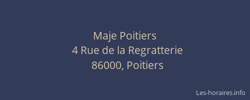 Maje Poitiers