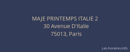 MAJE PRINTEMPS ITALIE 2