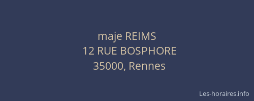 maje REIMS