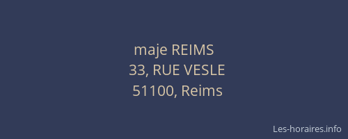 maje REIMS