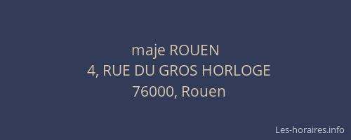 maje ROUEN