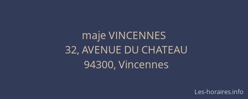 maje VINCENNES