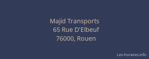 Majid Transports