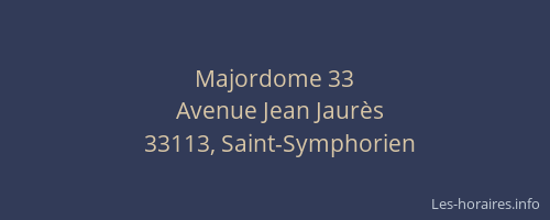 Majordome 33