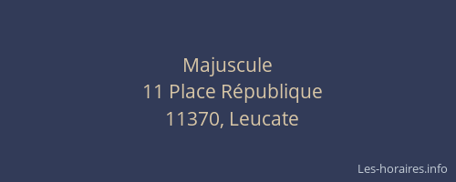 Majuscule