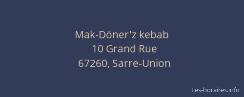 Mak-Döner'z kebab