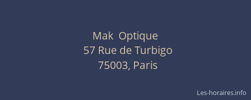 Mak  Optique