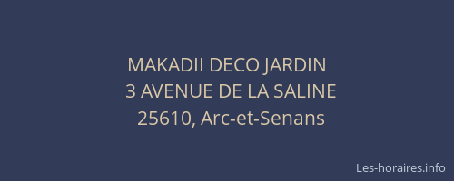 MAKADII DECO JARDIN