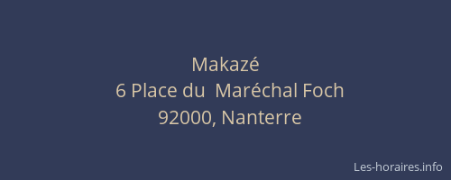 Makazé