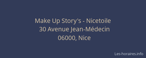 Make Up Story's - Nicetoile