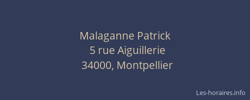 Malaganne Patrick