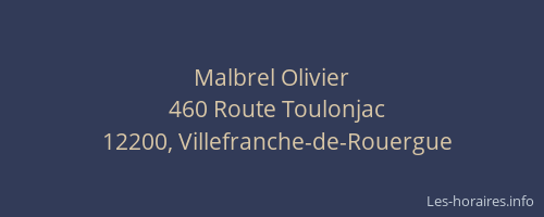 Malbrel Olivier