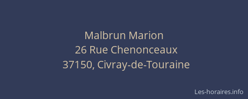 Malbrun Marion