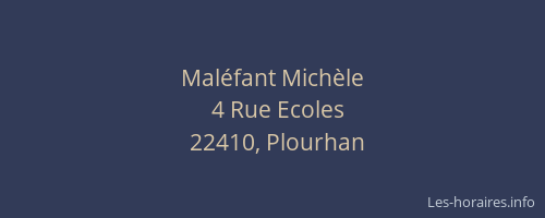 Mal&eacute;fant Mich&egrave;le