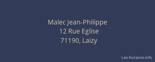 Malec Jean-Philippe