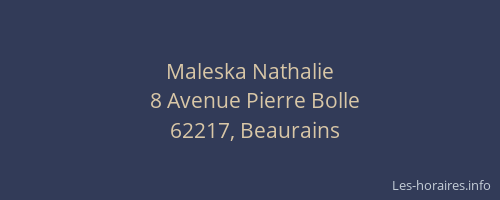 Maleska Nathalie