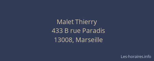 Malet Thierry