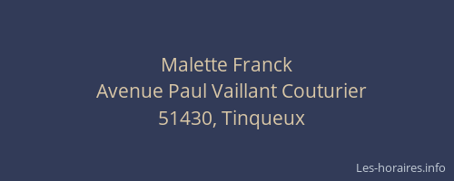 Malette Franck