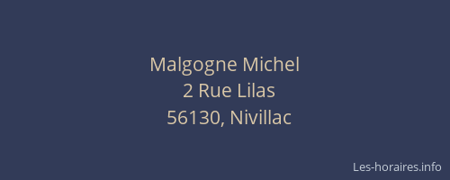 Malgogne Michel
