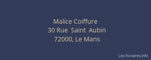 Malice Coiffure