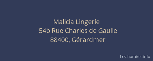 Malicia Lingerie