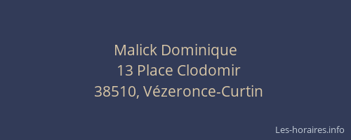 Malick Dominique