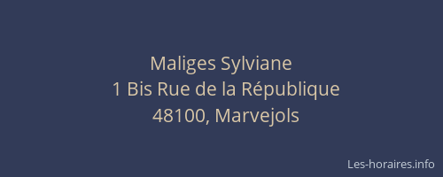 Maliges Sylviane