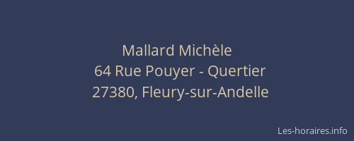 Mallard Michèle