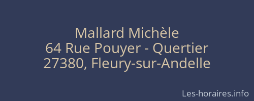 Mallard Michèle
