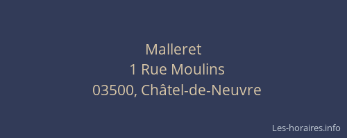 Malleret
