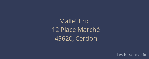 Mallet Eric