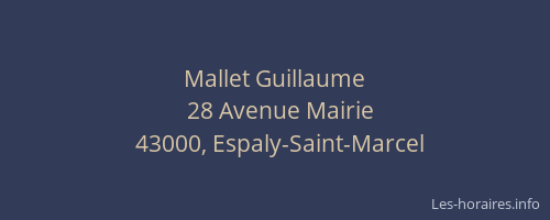 Mallet Guillaume