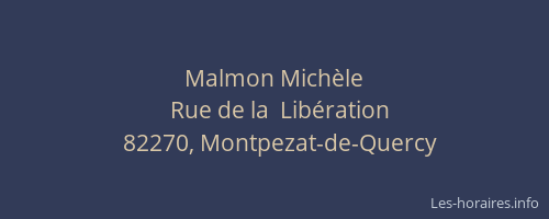 Malmon Mich&egrave;le