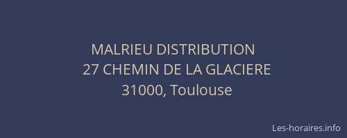 MALRIEU DISTRIBUTION