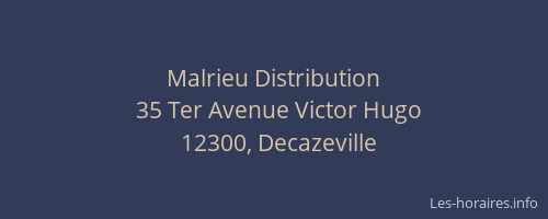 Malrieu Distribution