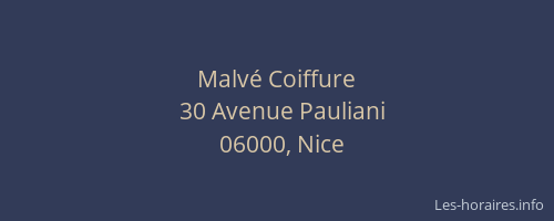 Malvé Coiffure