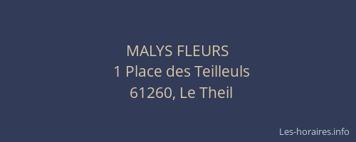 MALYS FLEURS