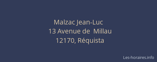 Malzac Jean-Luc
