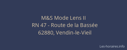 M&S Mode Lens II
